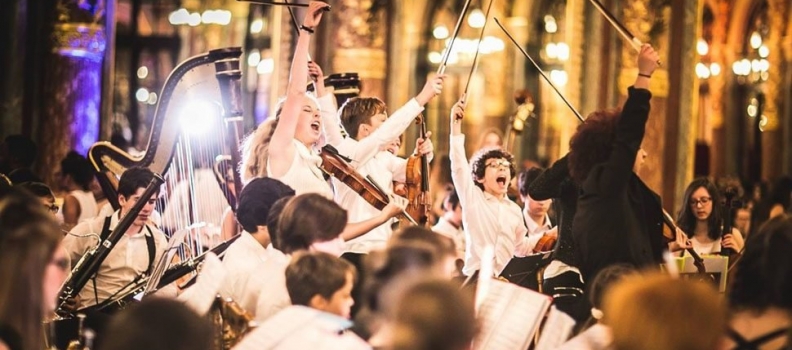 L’orchestre en concert